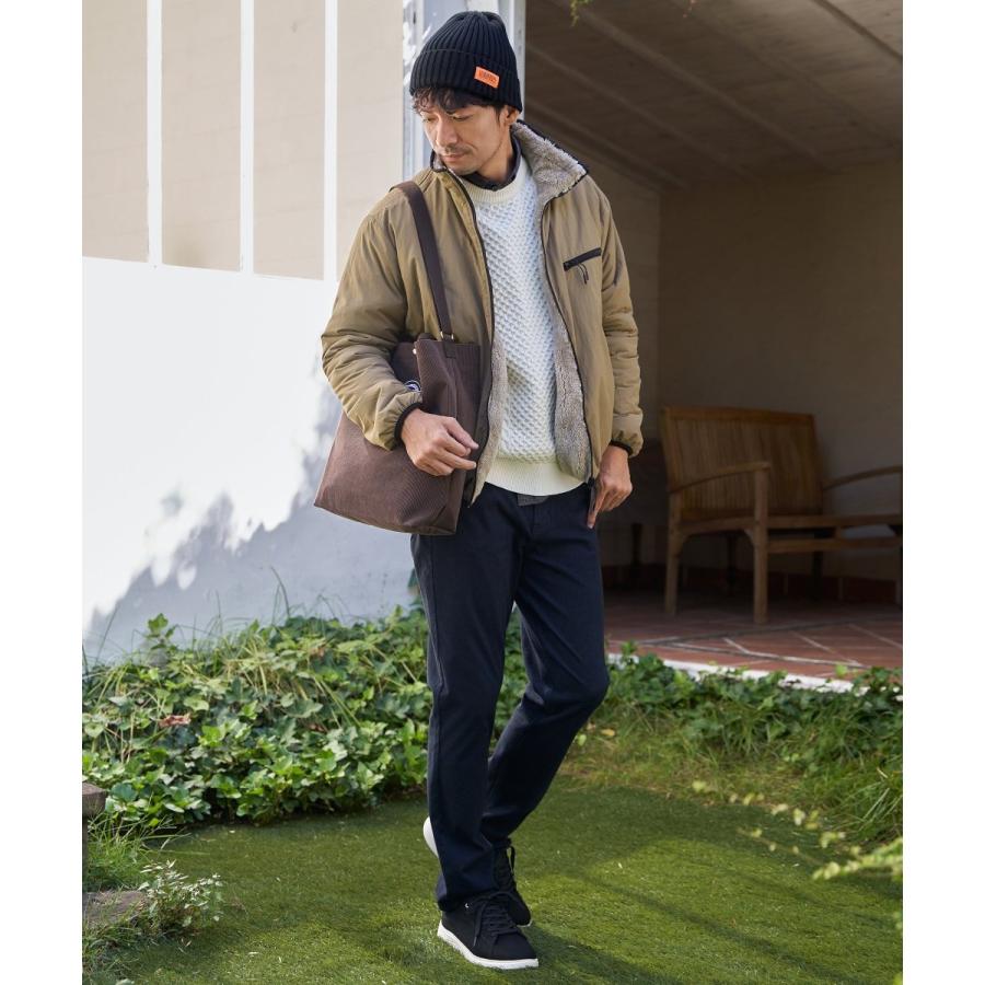 ikka（イッカ） 【2WAY】リバーシブルナイロンフリースブルゾン