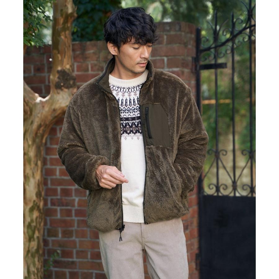 ikka（イッカ） 【2WAY】リバーシブルナイロンフリースブルゾン