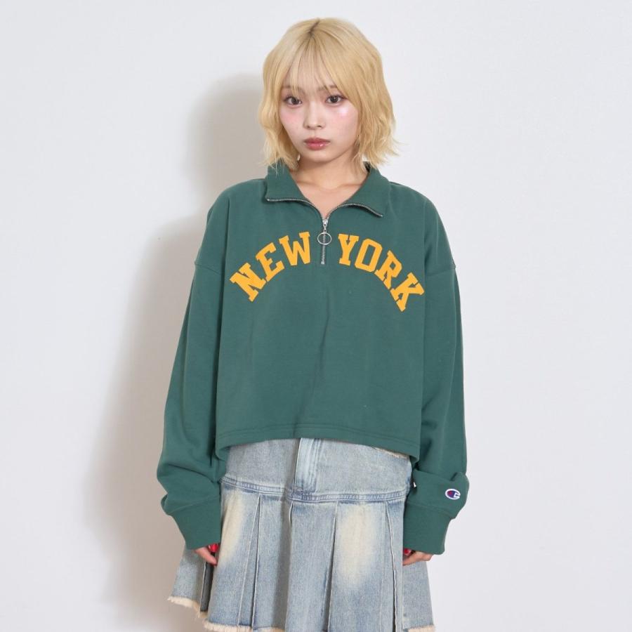 LOVETOXIC 【Champion】ハーフZIPプルオーバー : マルイ(丸井)Yahoo!店