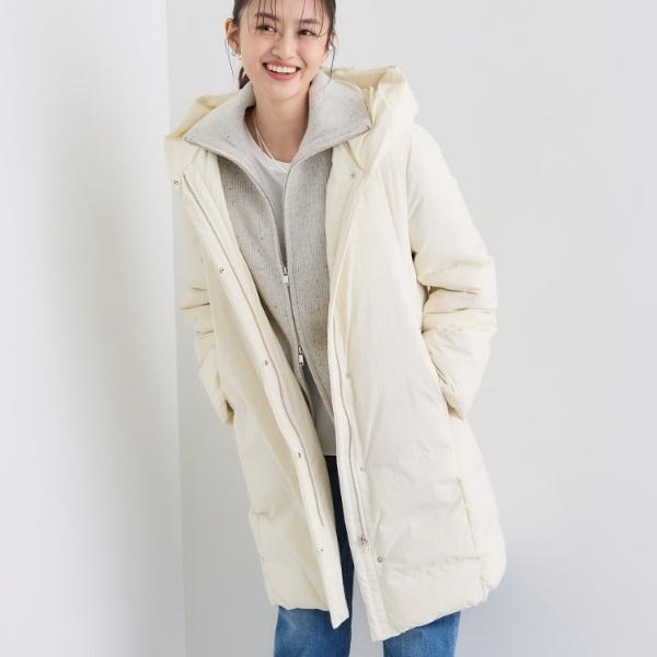 INDIVI（インディヴィ） 【撥水／洗える】ステッチレス ロングダウン