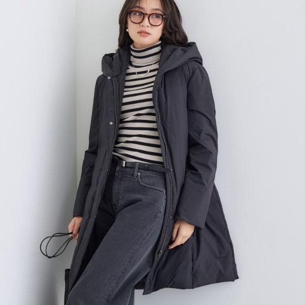 INDIVI（インディヴィ） 【撥水／洗える】ステッチレス ロングダウン