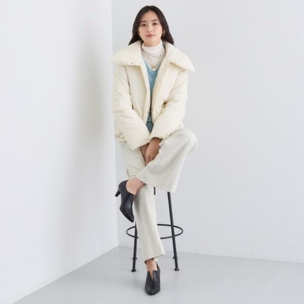 INDIVI（インディヴィ） 【撥水／洗える／デザイン衿】ステッチレス