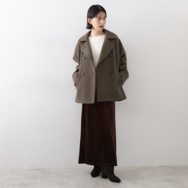 THE SHOP TK 柔らかで大人上品 ジャージメルトンPコート : マルイ(丸井