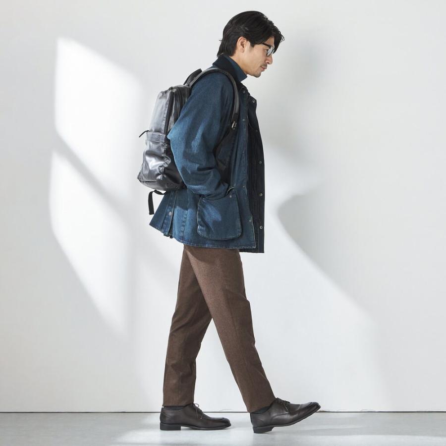 stanley blacker】デニムハンティングジャケット ネイビー アウター