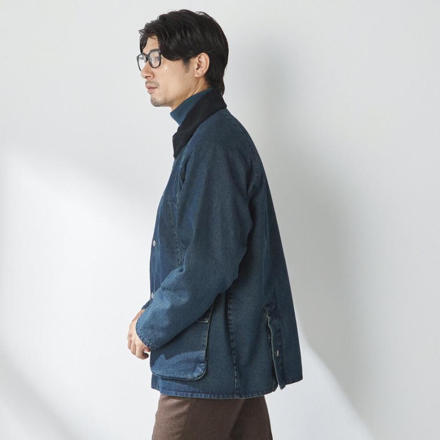 コナカ（konaka）/【stanley blacker】デニムハンティングジャケット ネイビー アウター コート stanley blacker】デニムハンティングジャケット ネイビー アウター