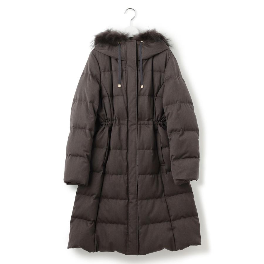 23区（ニジュウサンク） 【撥水加工】ブライトウール ロングダウン