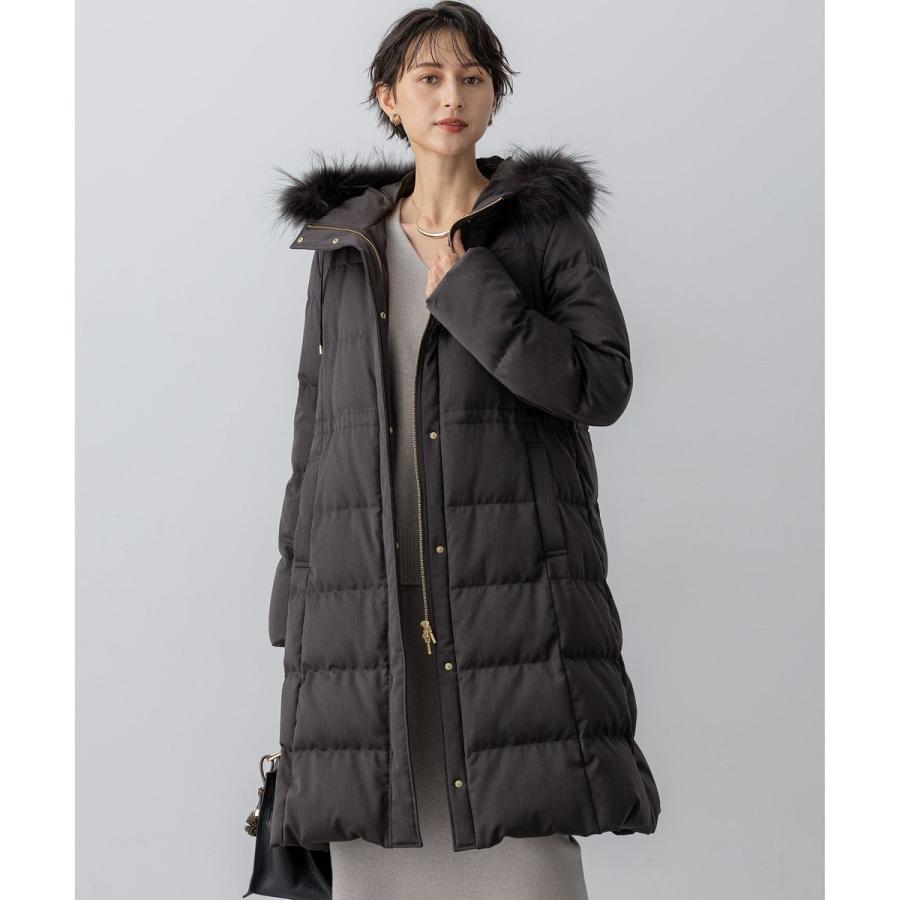 23区（ニジュウサンク） 【撥水加工】ブライトウール ロングダウン