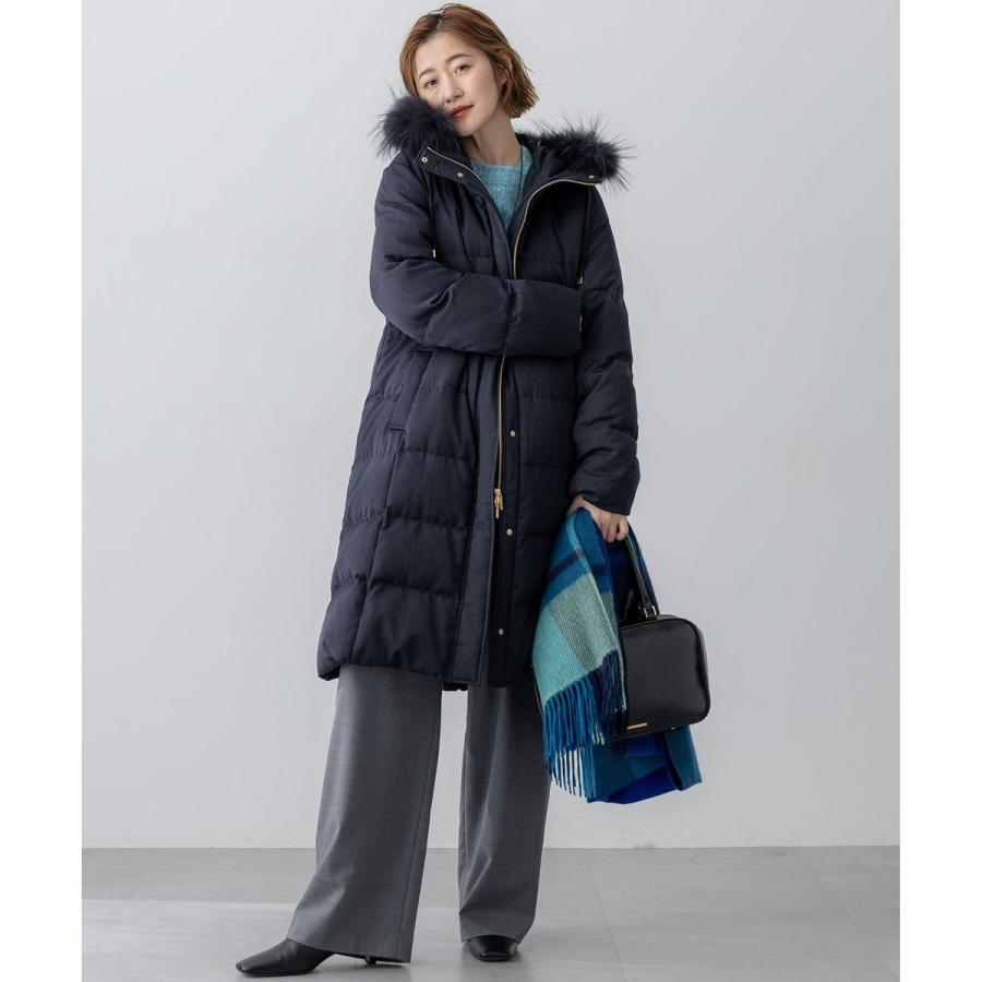 MOGA モガ　ロングダウン　ダウンコート　ウール　グレー　美品 楽天市場】MOGAダウンコート（レディースファッション）の通販