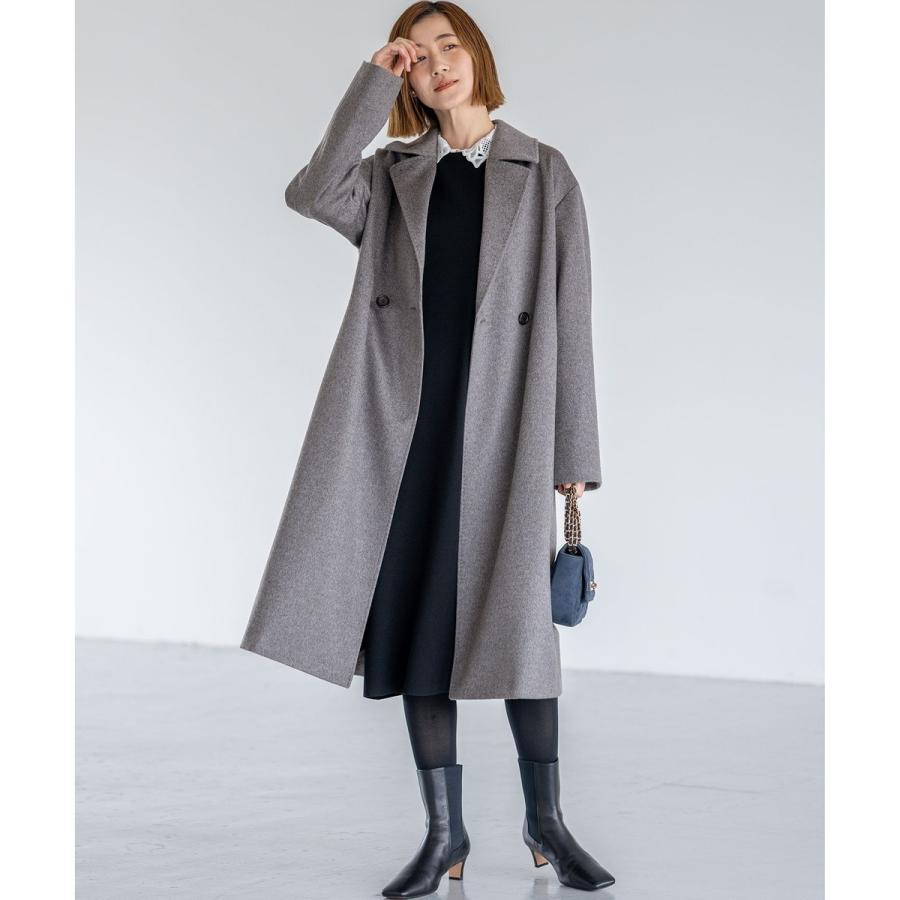 23区（ニジュウサンク） COLOMBOカシミヤビーバー ダブルフロント