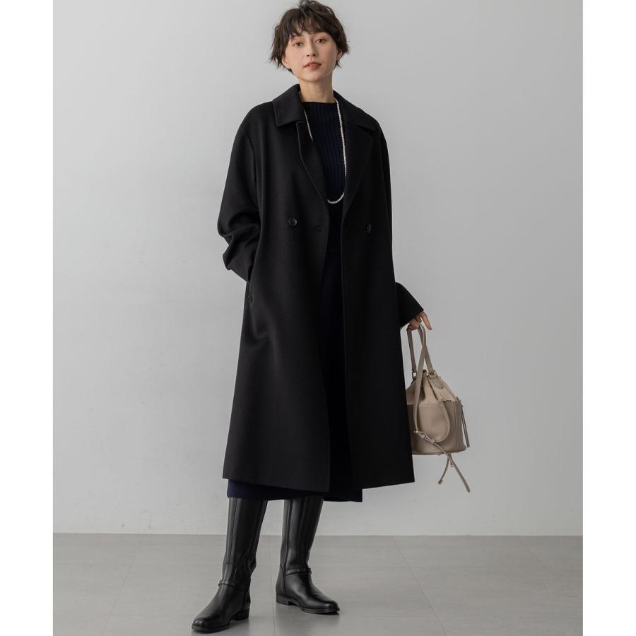 23区（ニジュウサンク） COLOMBOカシミヤビーバー ダブルフロント