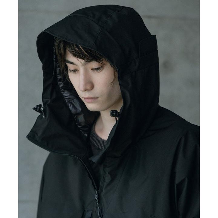 専用ダイアグラム　サイズ36 黒いフード付きダウンベスト・希少❤️リアルファー付き 戦闘式ファーダウン》BLACK | HIDOLATRAL THEODOL
