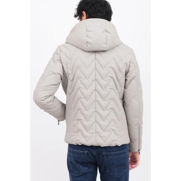 ＨＩＧＨ ＳＴＲＥＥＴ∴キルトレザーフーデットダウンＢＬの画像