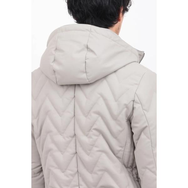 ＨＩＧＨ ＳＴＲＥＥＴ∴キルトレザーフーデットダウンＢＬの画像