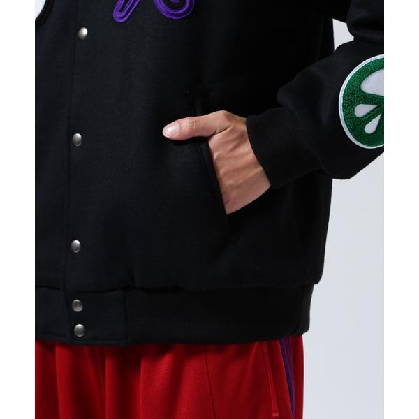 N□ma x Needles Patch Varsity Jacketの画像