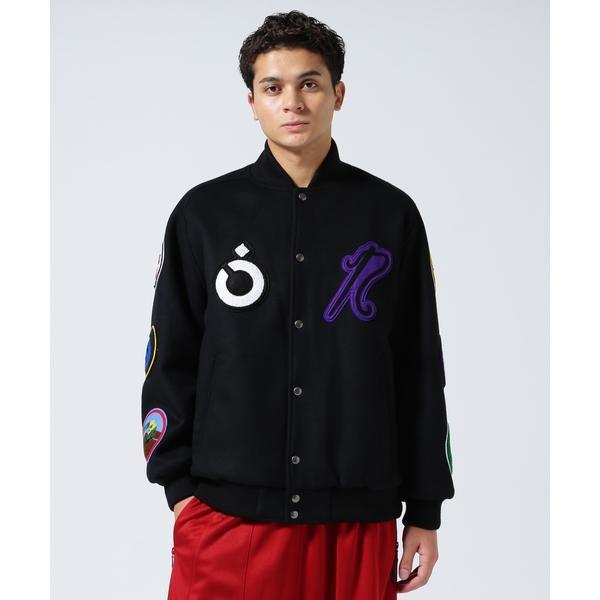 N□ma x Needles Patch Varsity Jacketの画像