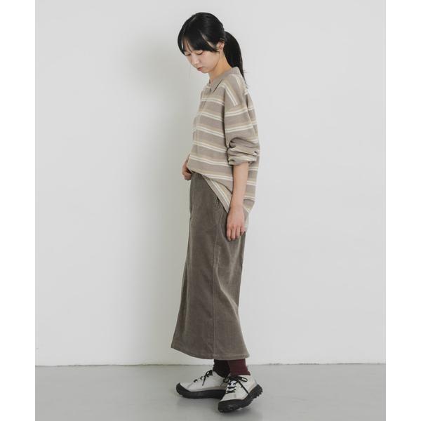 EKAL（エカル） 『UR TECH』コーデュロイストレートスカート : マルイ  