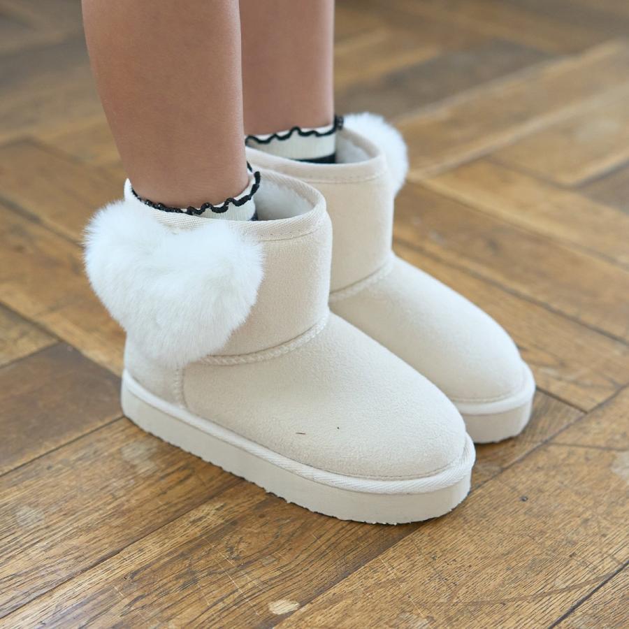 ハート付きムートンブーツ : マルイ(丸井)Yahoo!店 - 通販 - Yahoo