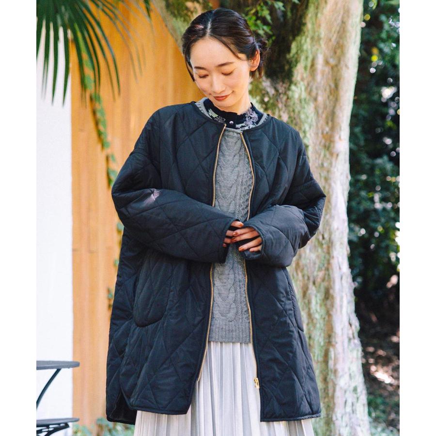 Sab Street 【大きいサイズ】ファー×キルティングリバーシブルコート