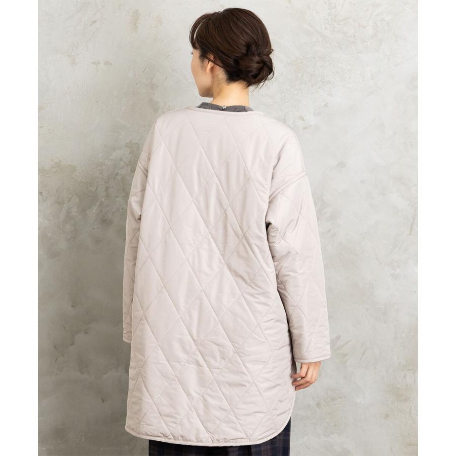 Sab Street 【大きいサイズ】ファー×キルティングリバーシブルコート