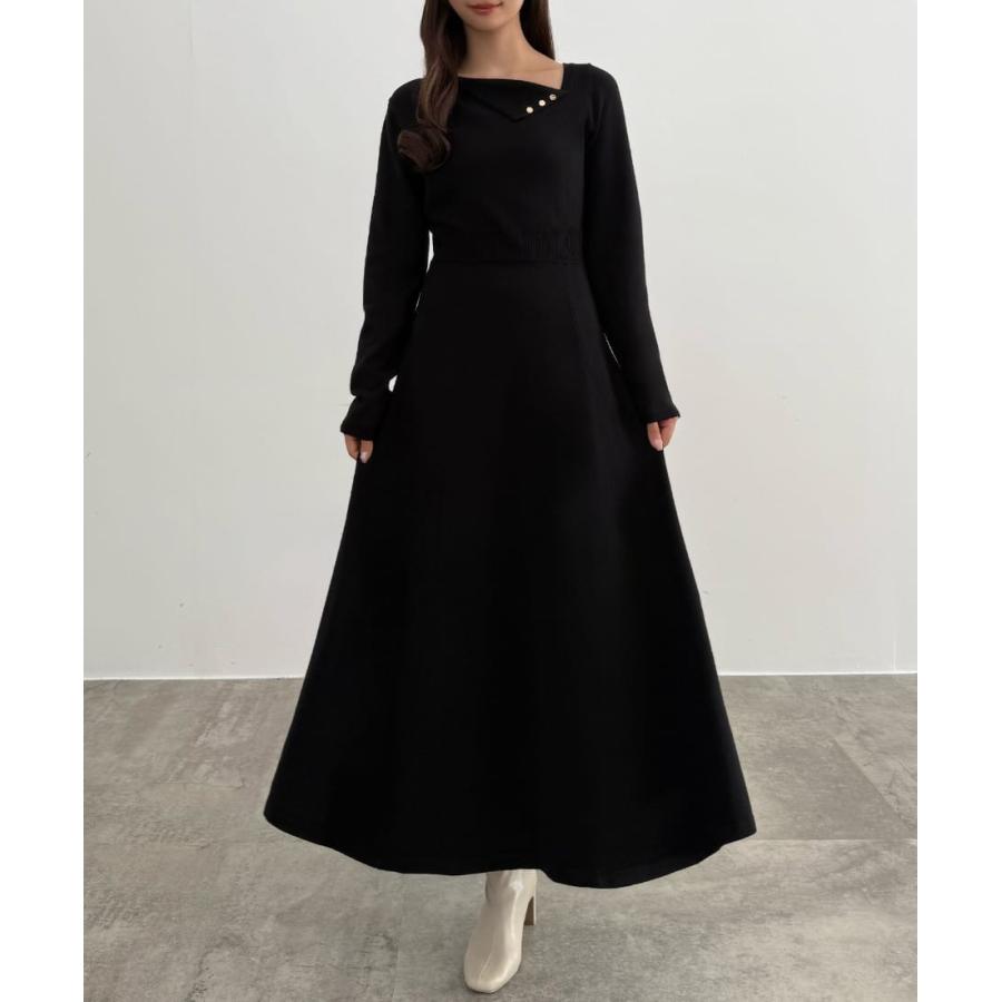 CENEA アシンメトリーネックニットワンピース : マルイ(丸井)Yahoo!店