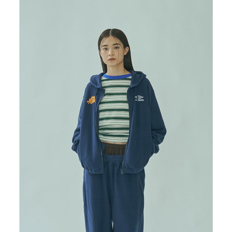 ROSE BUD（ローズバッド） UMBRO×ROSE BUD ZIP-UP FLEECE HOODIE