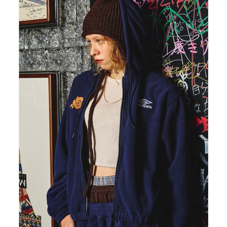 ROSE BUD（ローズバッド） UMBRO×ROSE BUD ZIP-UP FLEECE HOODIE