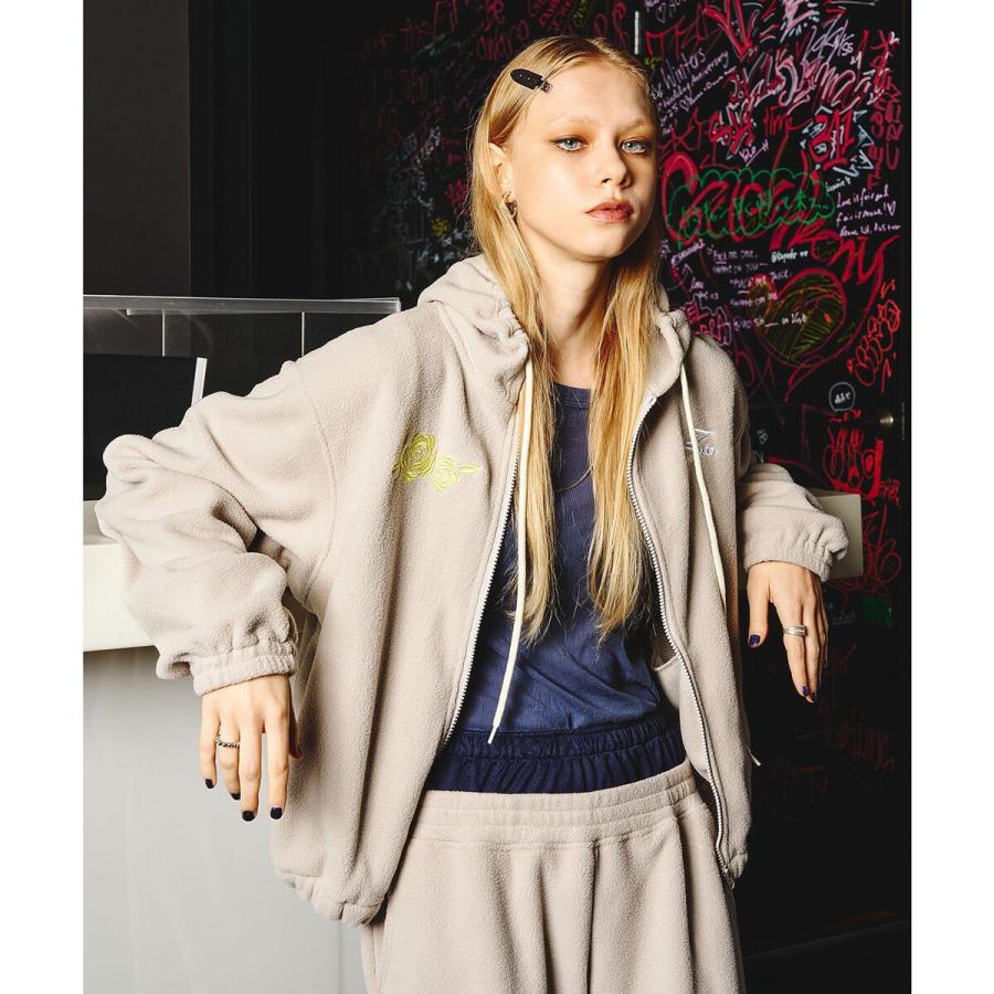 ローズバッド（ROSE BUD）/UMBRO×ROSE BUD ZIP−UP FLEECE HOODIE ROSE BUD（ローズバッド） UMBRO×ROSE BUD ZIP-UP FLEECE HOODIE