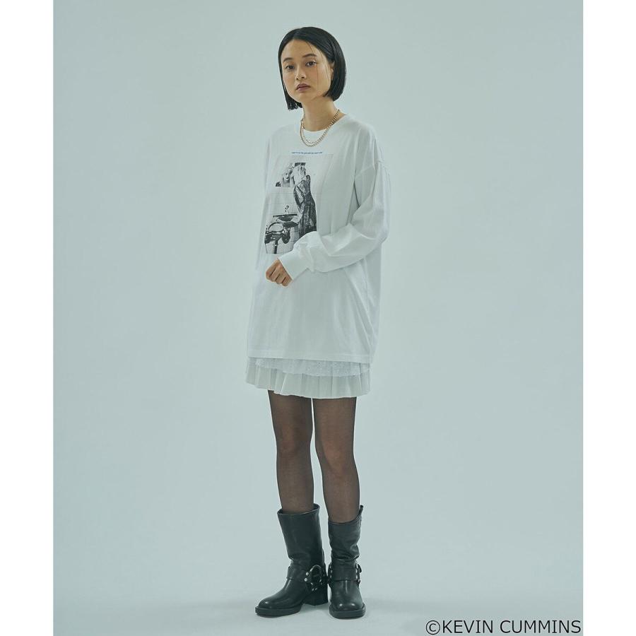 ROSE BUD（ローズバッド） CREOLME/KEVIN CUMMINS PHOTO L/S TEE