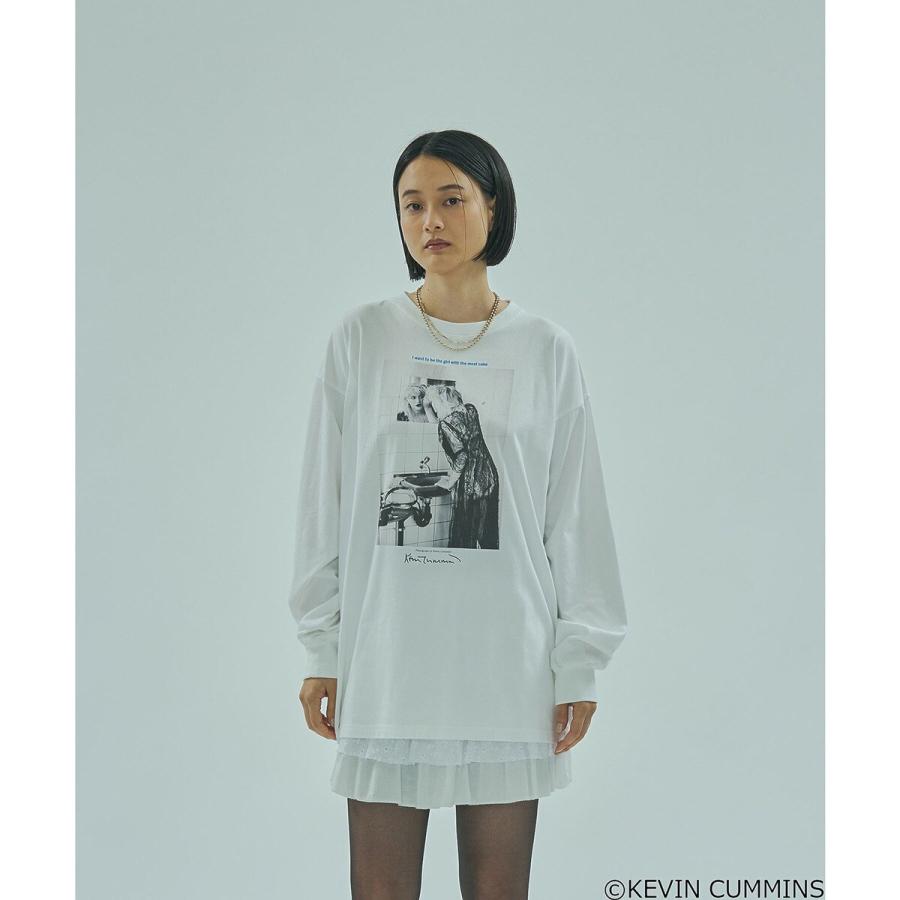 ROSE BUD（ローズバッド） CREOLME/KEVIN CUMMINS PHOTO L/S TEE