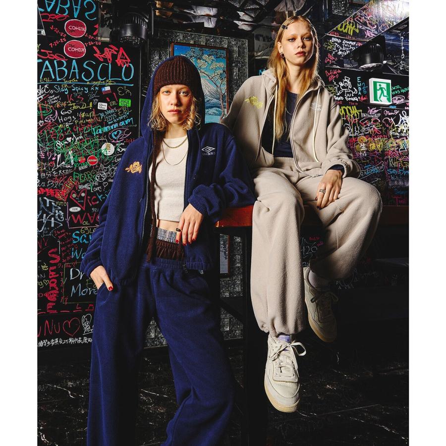 ローズバッド（ROSE BUD）/UMBRO×ROSE BUD DOUBLE WAIST FLEECE PANTS ROSE BUD（ローズバッド） UMBRO×ROSE BUD DOUBLE WAIST FLEECE PANTS