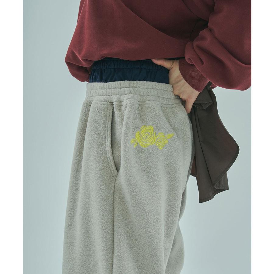 ROSE BUD（ローズバッド） UMBRO×ROSE BUD DOUBLE WAIST FLEECE PANTS
