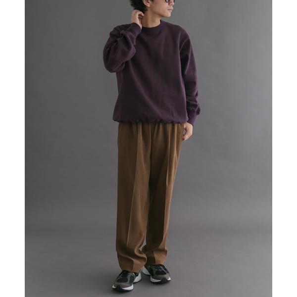 紐付きリサイクルコットンスウェット snow peak (スノーピーク) Recycled Cotton Sweat Crewneck