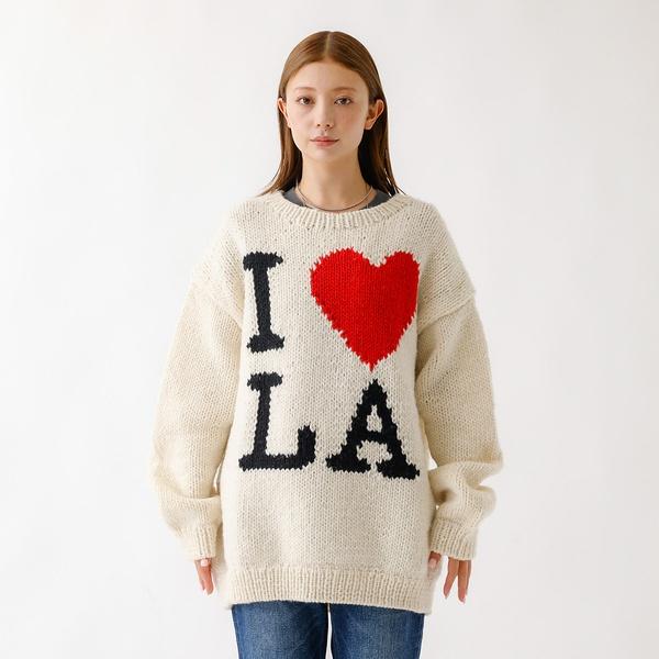 THRIFTY LOOK スリフティールック ハンドニット I LA THRIFTY LOOK スリフティールック ハンドニット ハート ク ルージュ・ヴィフ ラクレ Rouge vif la cle マルイウェブチャネル