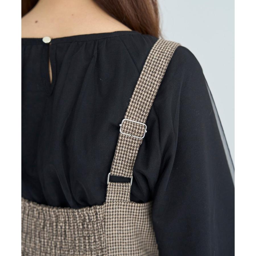 mil (ミル)】千鳥柄 ツイードサロペット 【再生産】 : マルイ(丸井