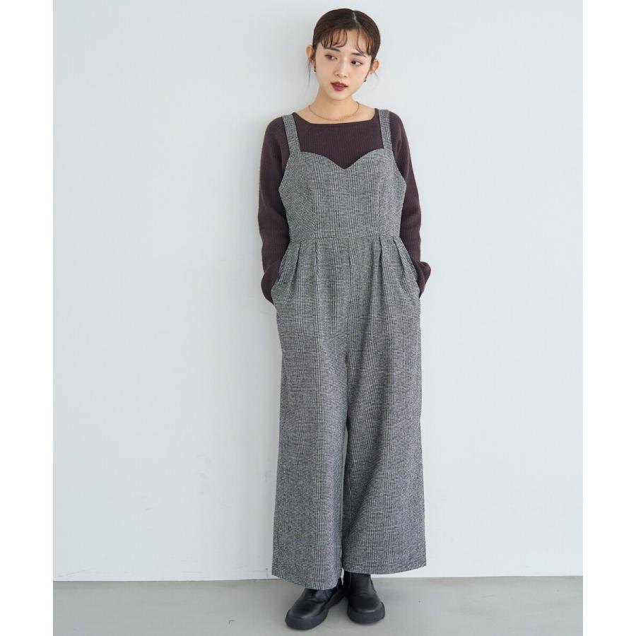 mil (ミル)】千鳥柄 ツイードサロペット 【再生産】 : マルイ(丸井