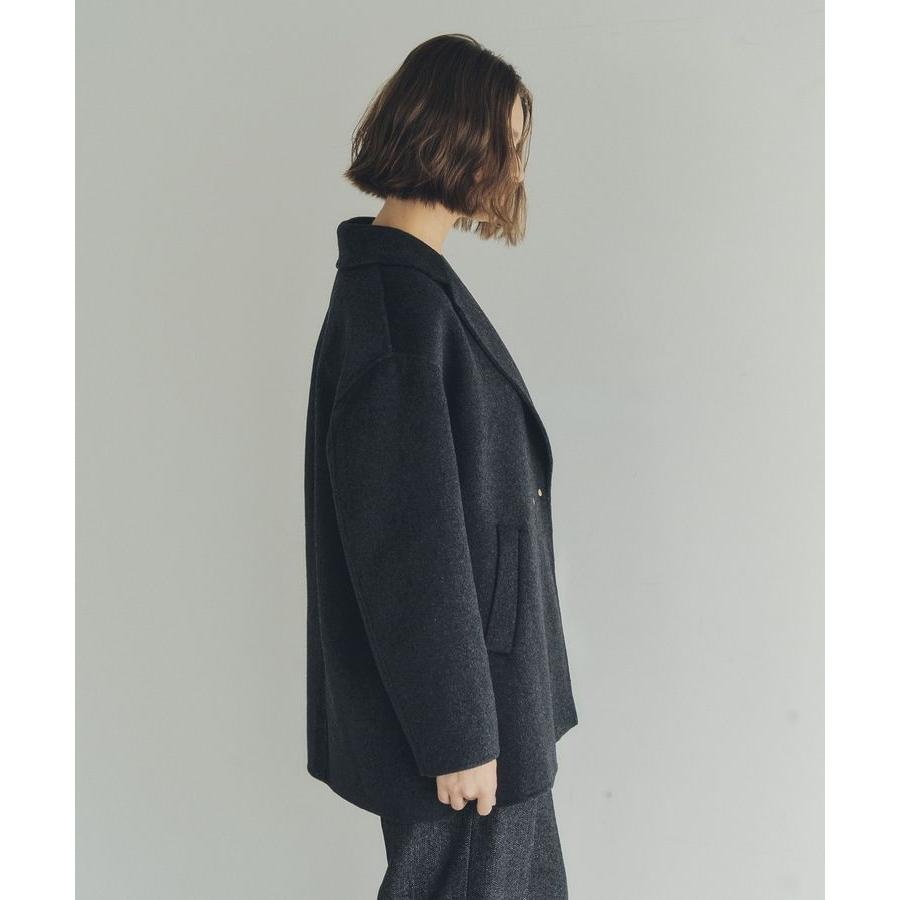 YECCA VECCA（イェッカヴェッカ） ウールMIXリバーミドル丈コート