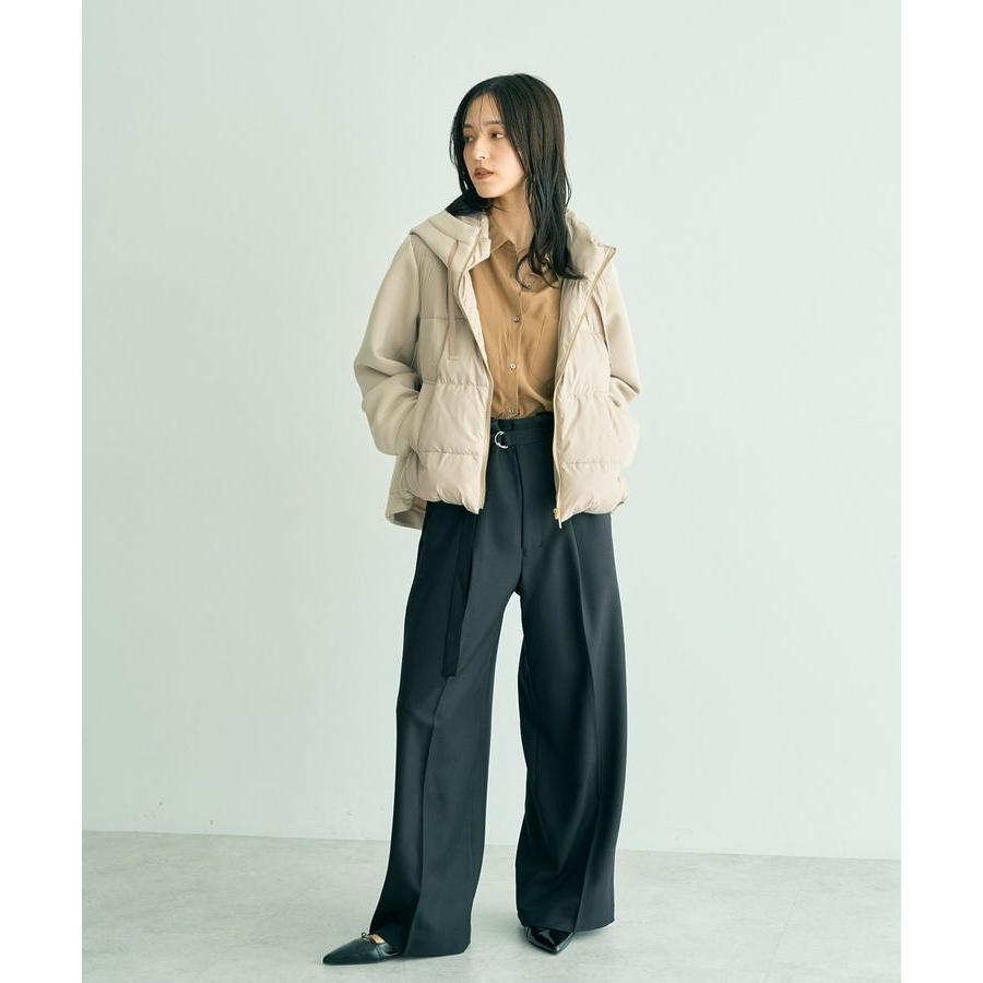 YECCA VECCA（イェッカヴェッカ） 中綿×カットボンディングZIP