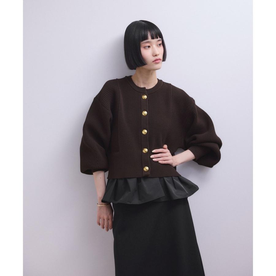 ADAM ET ROPE'（アダムエロペ） 【WEB限定】ペプラムコンビニット