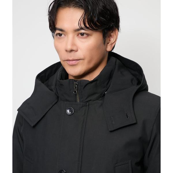 WOOLIAN PLAIN スタンドフード付きダウンアウターの画像
