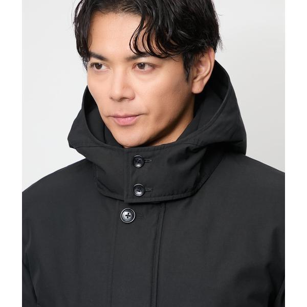 WOOLIAN PLAIN スタンドフード付きダウンアウターの画像