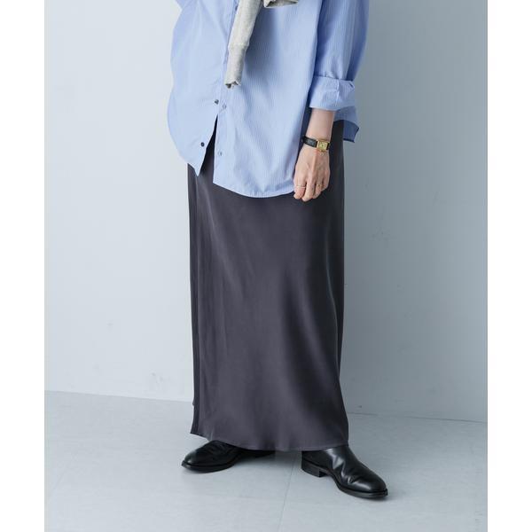 かぐれ 『2サイズ展開』ハイカウントキュプラスカート : マルイ(丸井