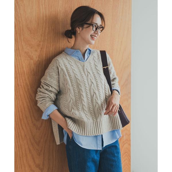 【新品】ハミルトンウールアラン柄ニット URBAN RESEARCH DOORS（アーバンリサーチドアーズ） ハミルトンウール