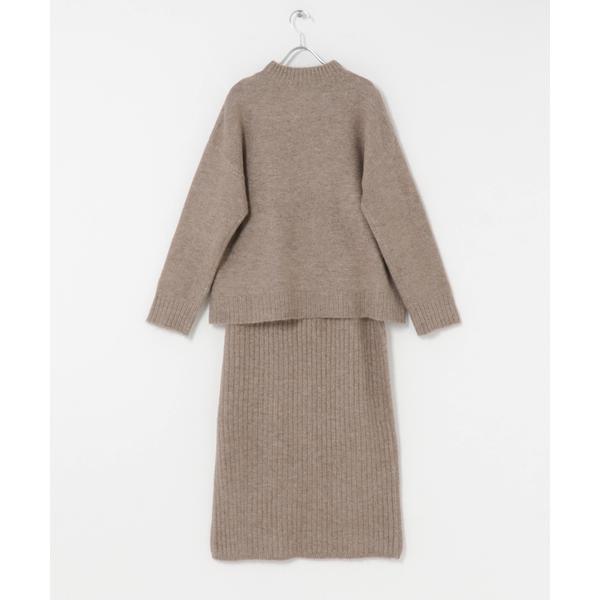 WEB限定』モックネックニット×スカートセットアップ : マルイ(丸井