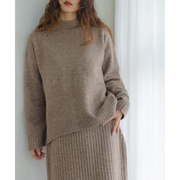 WEB限定』モックネックニット×スカートセットアップ : マルイ(丸井