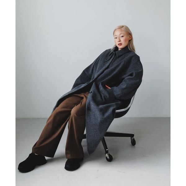 KBF（ケービーエフ） ステンカラーコクーンロングコート : マルイ(丸井