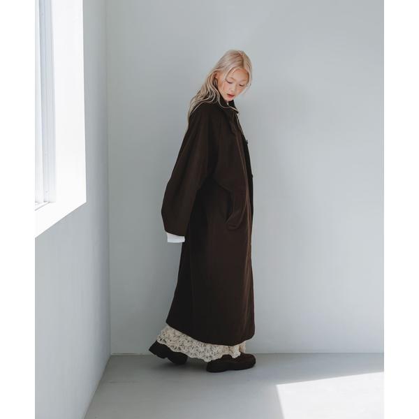 KBF（ケービーエフ） ステンカラーコクーンロングコート : マルイ(丸井