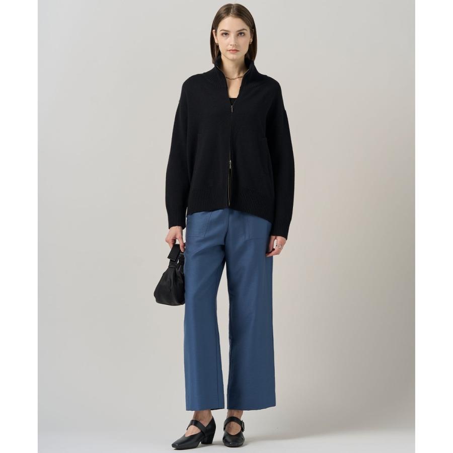 ICB ニットトラックジャケットXS 新色追加】ソフトカシミヤミックス ニットトラックジャケット / ICB