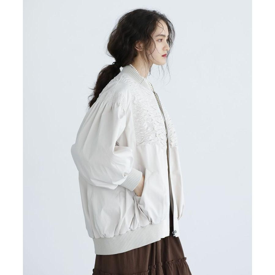 【新品タグ付き】ESCAR シャーリングブルゾン Green Parks（グリーンパークス） □ESCAR シャーリングブルゾン