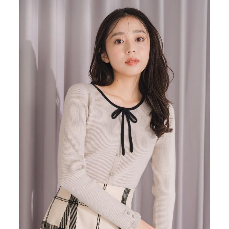 MISCH MASCH（ミッシュマッシュ） 配色リボンとフリル袖で華やか可愛い