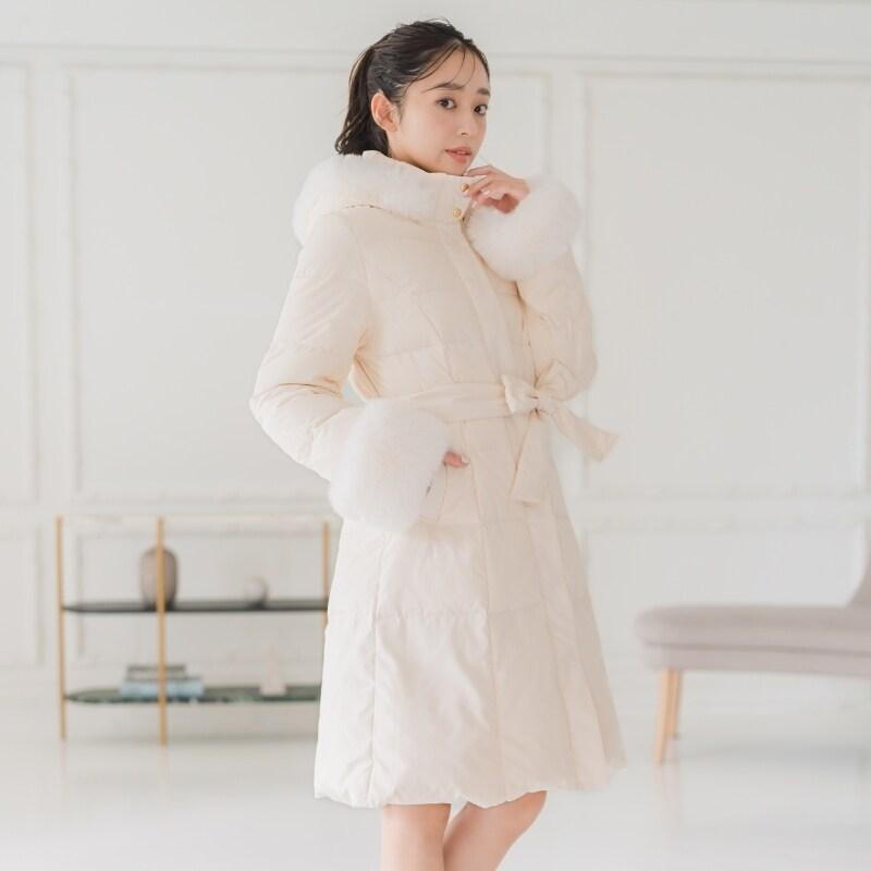 maru*・さん用 ミッシュマッシュ　2025 秋冬新作 ロングダウン MISCH MASCH（ミッシュマッシュ） 2025秋冬新作 スタンドネックフード